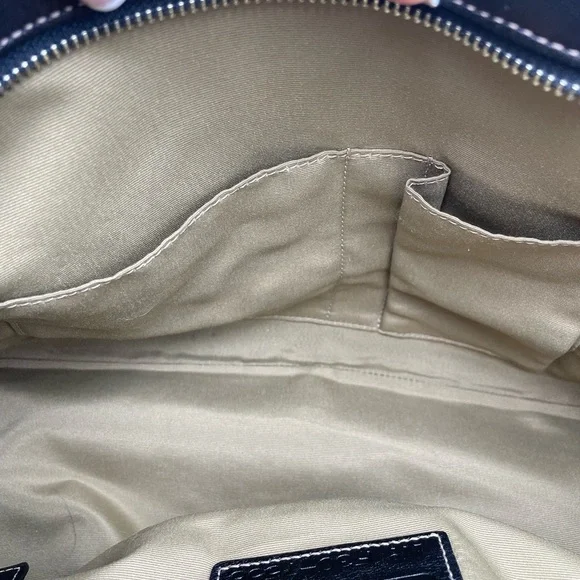 Coach Hampton EUC Black Leather Tote Bag - Picture 9 of 13